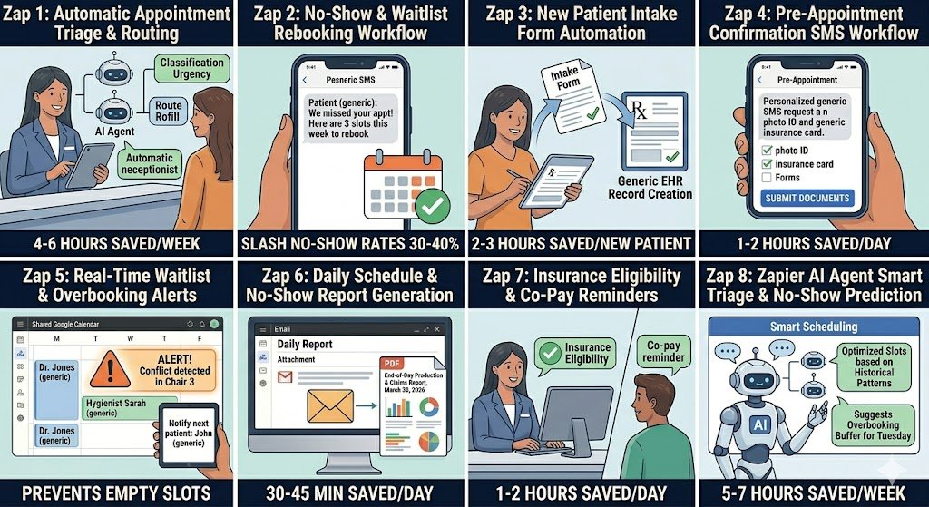 8 Powerful Medical Receptionist Automations