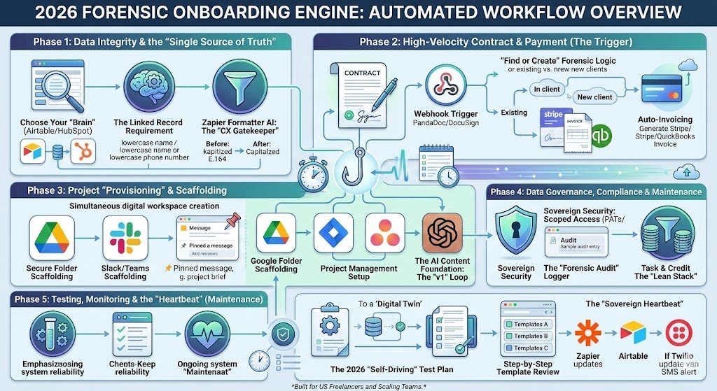 Automated Client Onboarding System Zapier