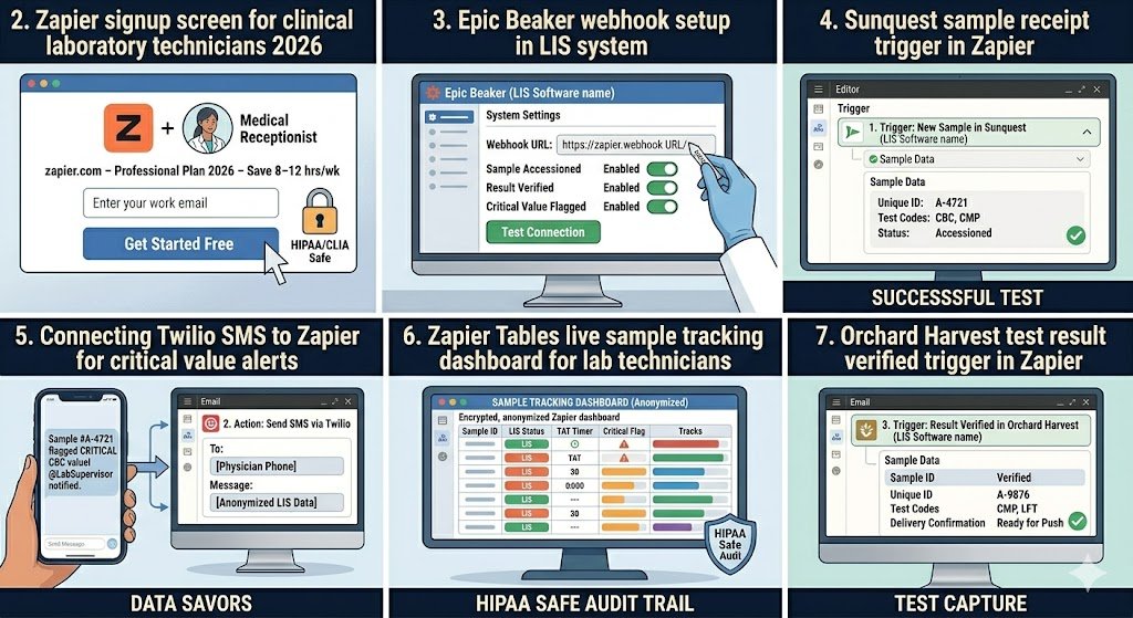 Zapier for Clinical Laboratory Technicians: Sample Tracking & Test Result Automation 2026 2 How to Connect Your LIS to Zapier