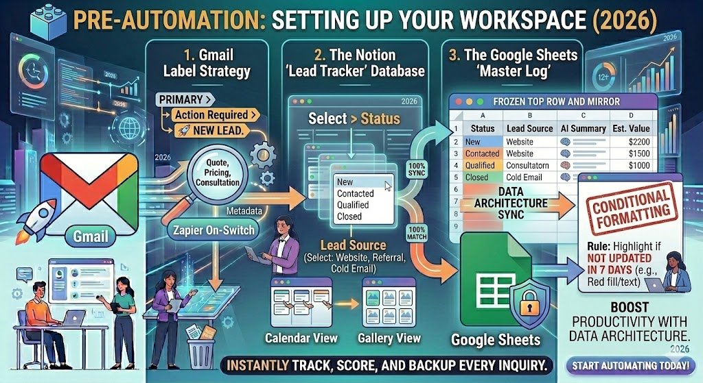 Notion Database Properties for a 2026 Lead Tracker