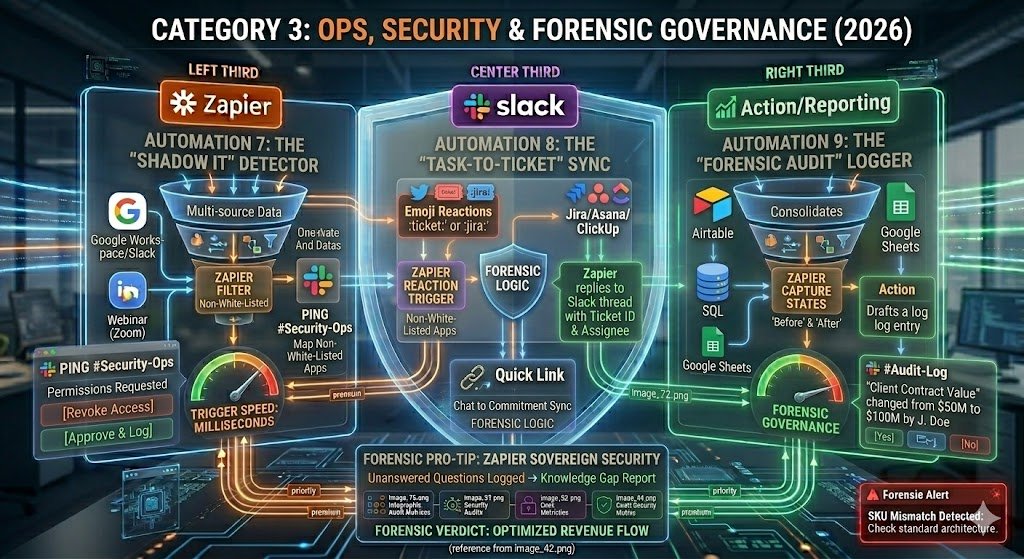 Ops, Security & Forensic Governance