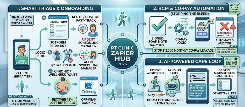 The Physical Therapist’s Zapier Guide: Automating Appointments, Billing, and Patient Care