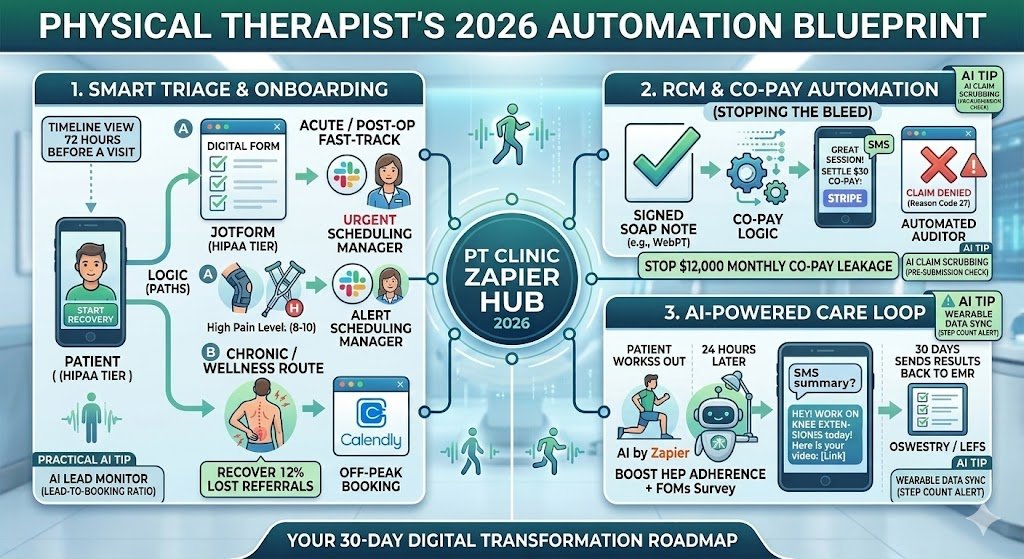 The Physical Therapist’s Zapier Guide: Automating Appointments, Billing, and Patient Care