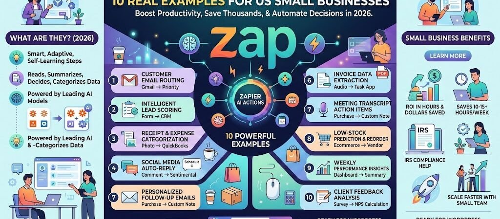 Zapier AI Actions Explained: 10 Real Examples for Small Businesses 1 Zapier AI Actions Explained: 10 Real Examples for Small Businesses