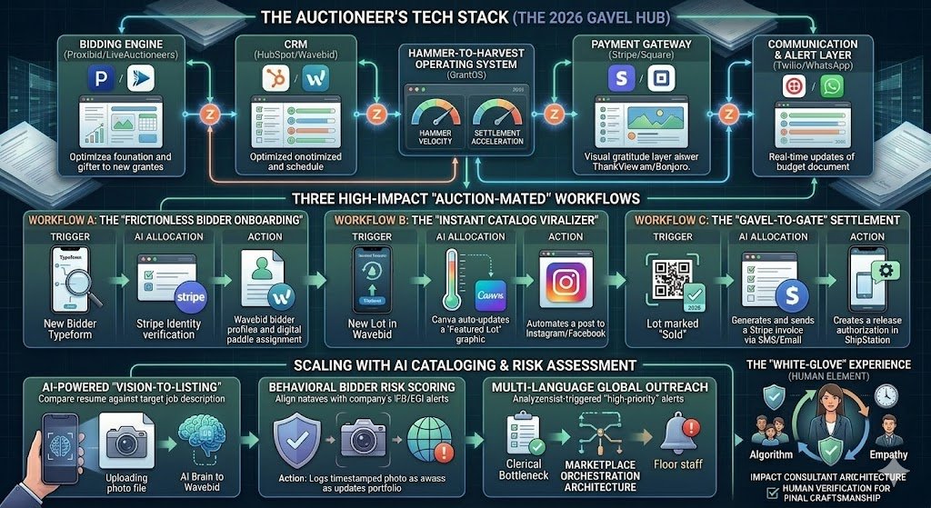 Zapier for Auctioneers 2026: The “Hammer-to-Harvest” Automation Blueprint
