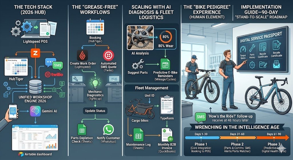 Zapier for Bicycle Repair Shops 2026: The “High-Velocity Workshop” Automation Blueprint