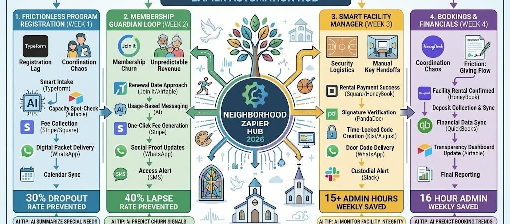 Zapier for Community Centers 2026: Automating Connection & Growth 1 Zapier for Community Centers 2026: Automating Connection & Growth