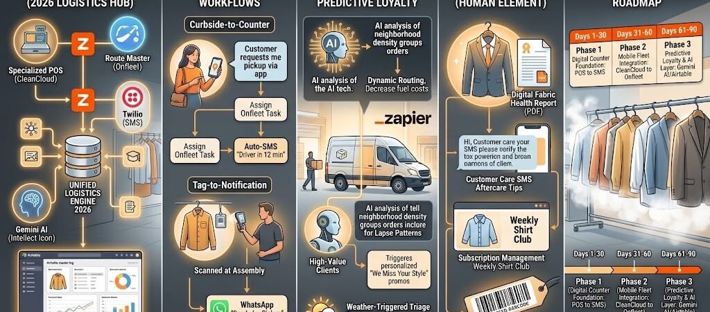 Zapier for Dry Cleaners 2026: The “Press & Post” Automation Blueprint