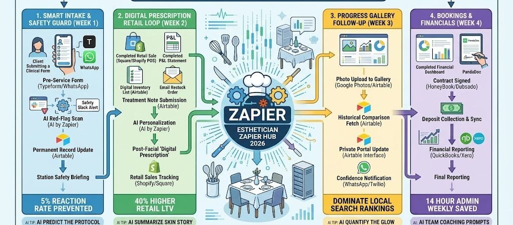 Zapier for Estheticians 2026: Automating Skin Analysis & Product Sales