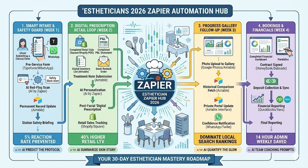 Zapier for Estheticians 2026: Automating Skin Analysis & Product Sales