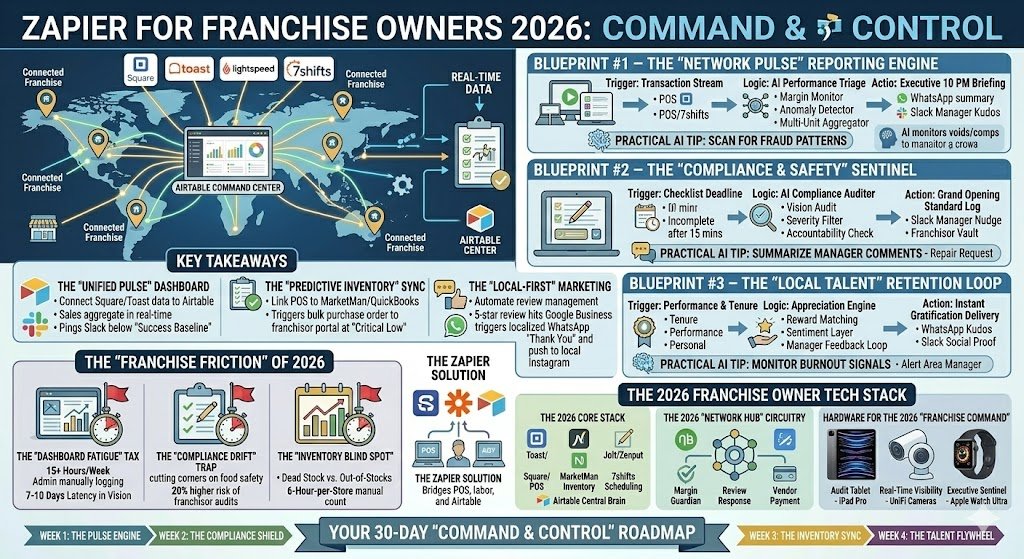 Zapier for Franchise Owners 2026: Command & Control