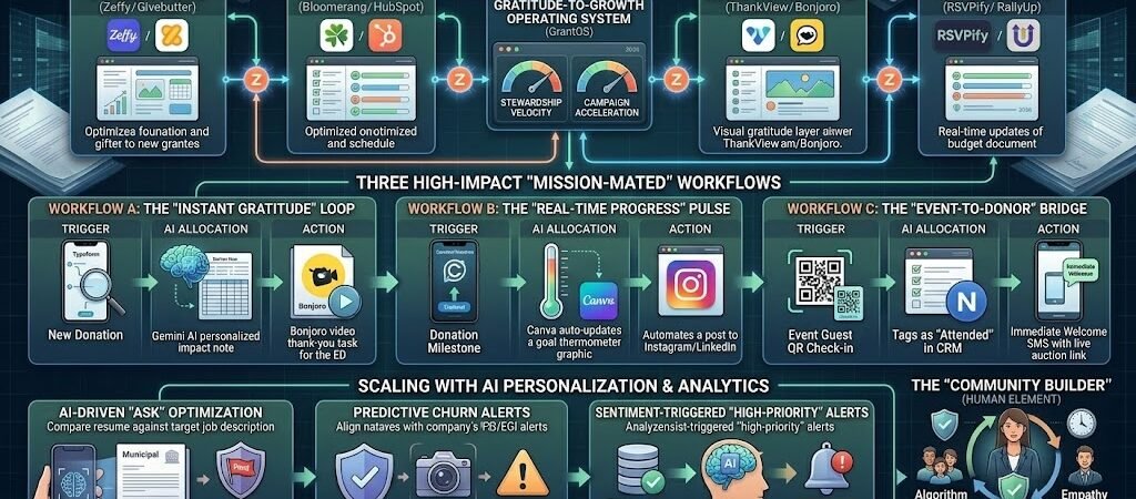 Zapier for Fundraisers 2026: The “Gratitude-to-Growth” Automation Blueprint