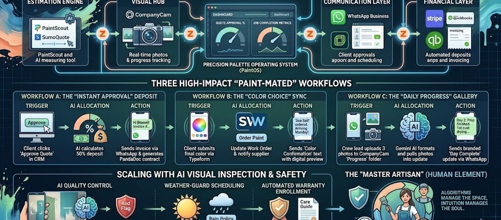 Zapier for House Painters 2026: The “Precision Palette” Workflow
