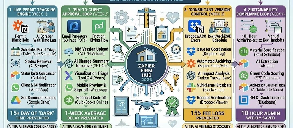 Zapier for Independent Architects 2026: Designing the Automated Firm