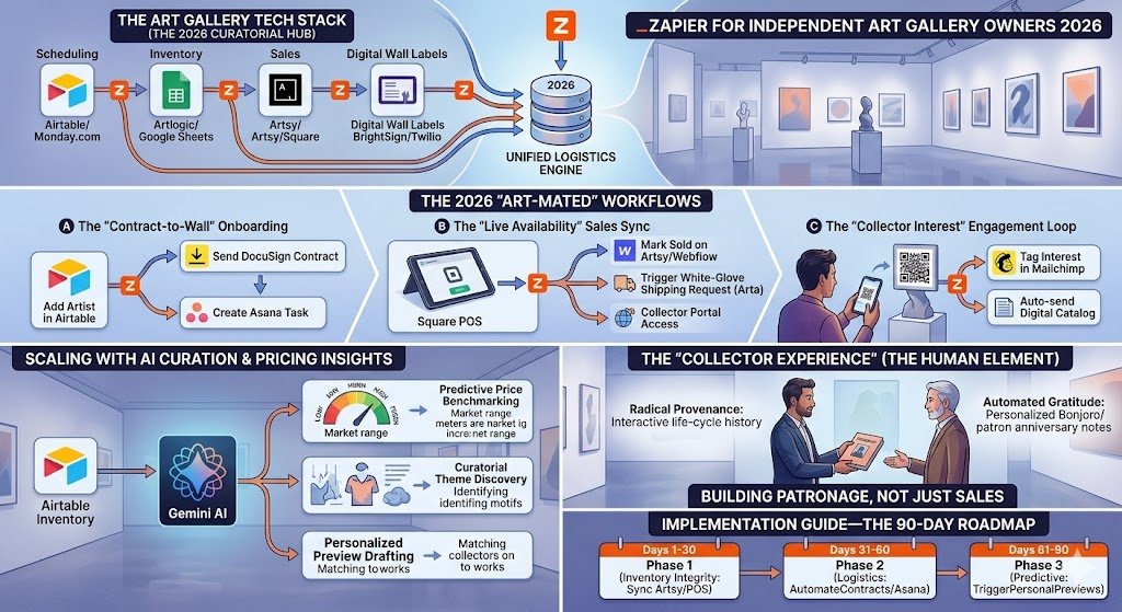 Zapier for Independent Art Gallery Owners 2026: The “Curatorial Flow” Automation Blueprint