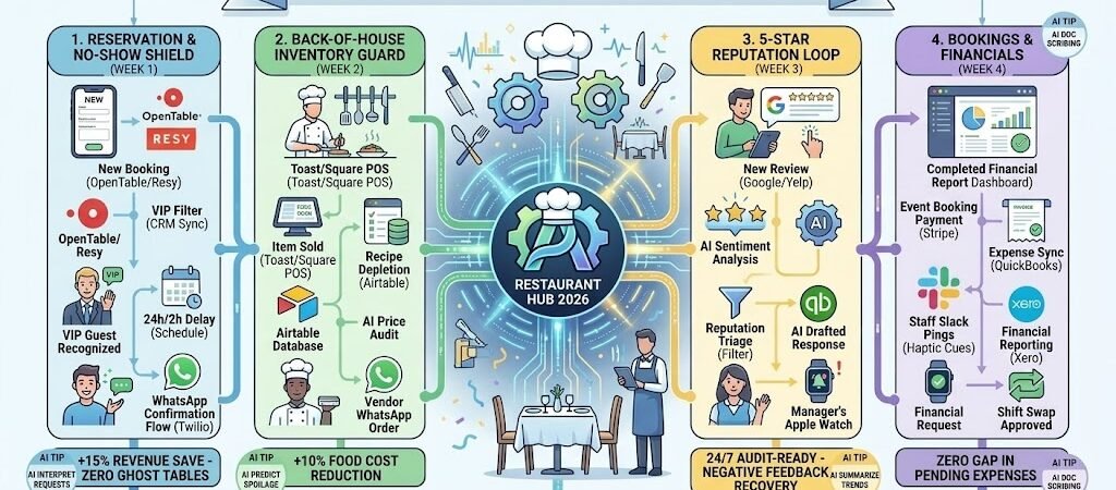 Zapier for Independent Restaurant Owners 2026: Automating Reservations, Inventory & Reviews
