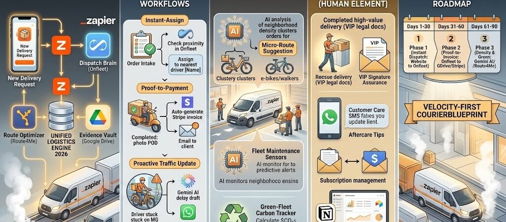 Zapier for Local Couriers 2026: The “Velocity-First” Blueprint