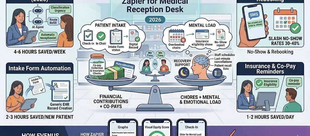 Zapier for Medical Receptionists: Appointment Triage, No-Show Reminders & Patient Intake 2026