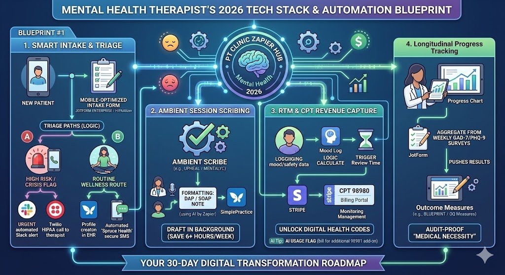 Zapier for Mental Health Therapists: The 2026 “Presence-First” Automation Blueprint