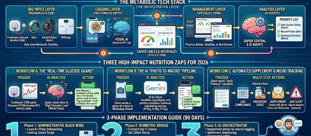 Zapier for Nutritionists 2026: The Precision Metabolic Coach