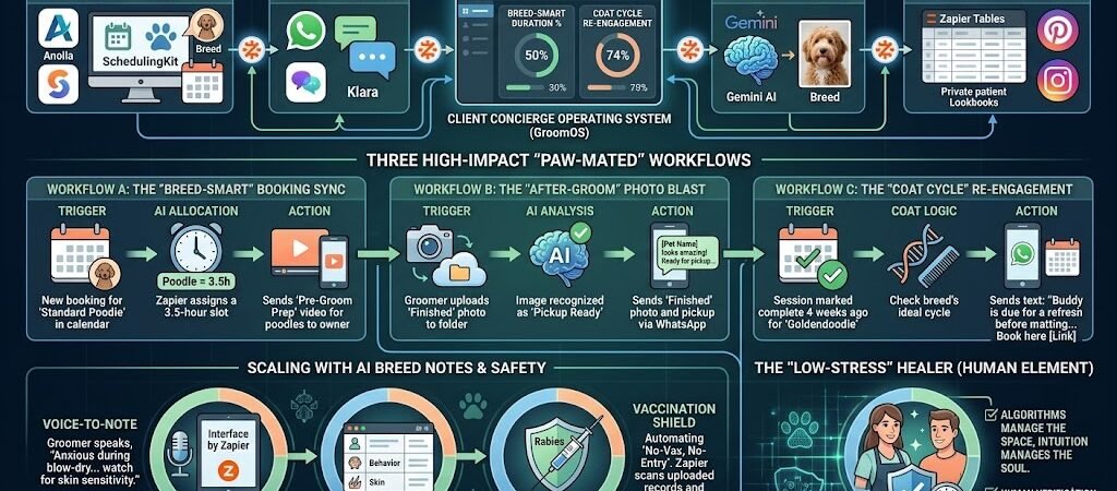 Zapier for Pet Groomers 2026: The “Digital Concierge” Blueprint