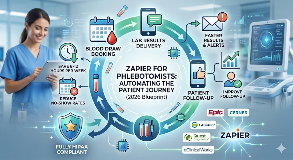 Zapier for Phlebotomists: Blood Draw Booking, Lab Results & Patient Follow-Ups 2026