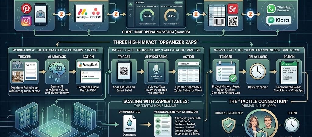 Zapier for Professional Organizers 2026: The Automated Spatial Architect