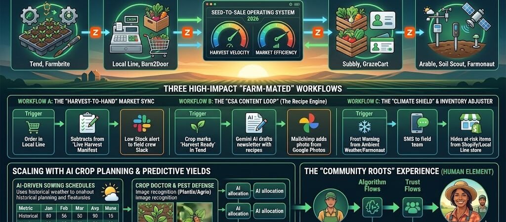 Zapier for Small Farm Owners 2026: The “Seed-to-Sale” Automation Blueprint
