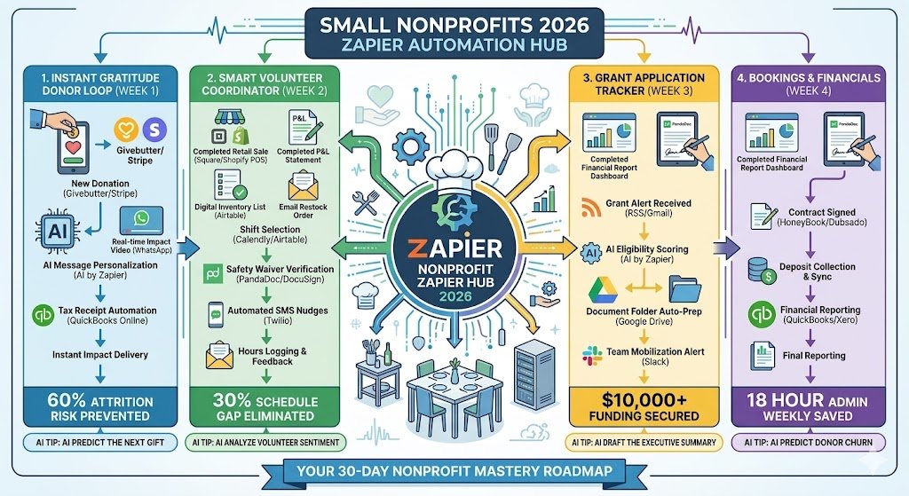 Zapier for Small Nonprofits 2026: Automating Impact & Donor Loyalty