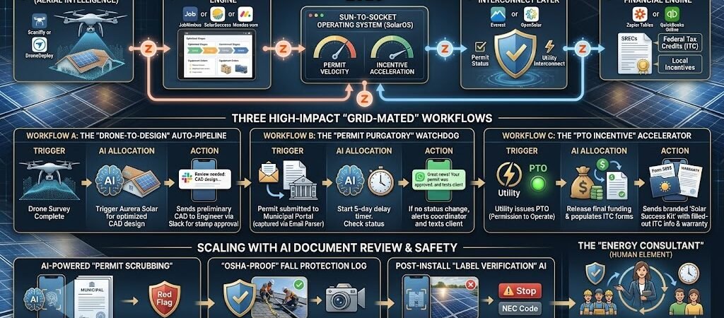 Zapier for Solar Installers 2026: The “Sun-to-Socket” Automation Guide