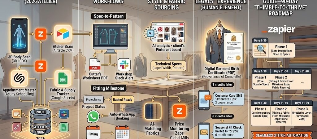 Zapier for Tailors 2026: The “Seamless Stitch” Automation Blueprint