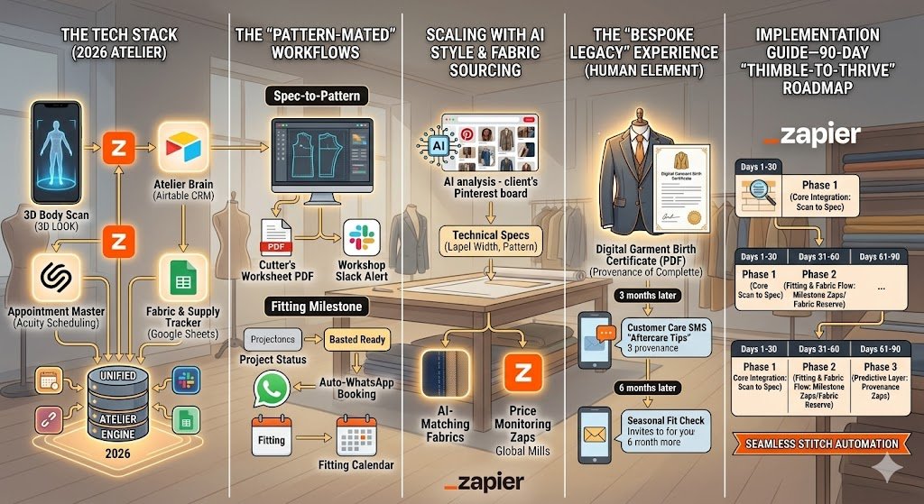 Zapier for Tailors 2026: The “Seamless Stitch” Automation Blueprint
