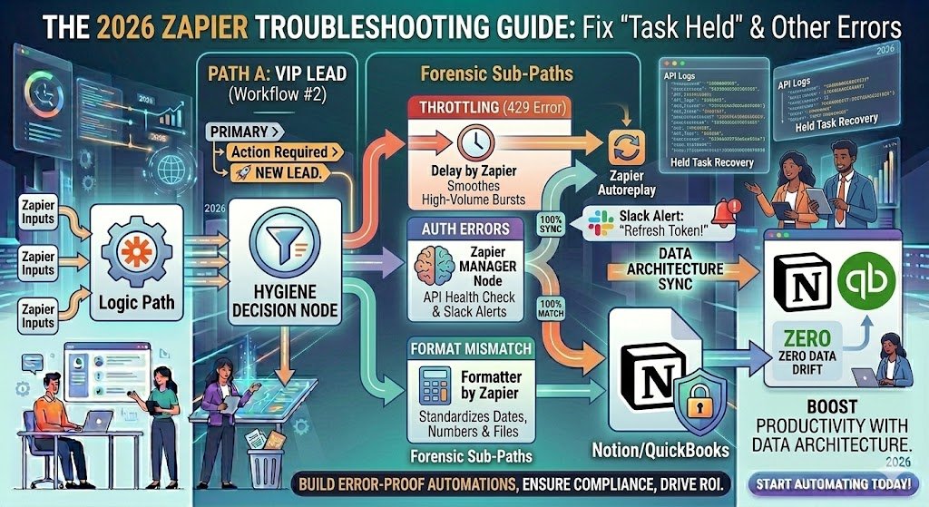 The 2026 Guide to Fix Zapier Errors & How to Fix “Task Held” 5 The 2026 Guide to Fix Zapier Errors & How to Fix “Task Held”