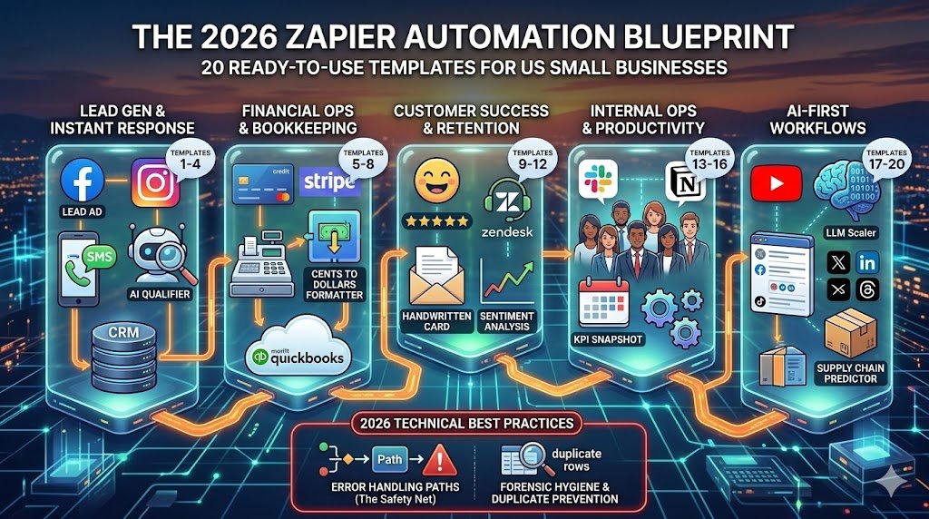 The 2026 Small Business Automation Blueprint: 20 Ready-to-Use Zapier Templates 4 The 2026 Small Business Automation Blueprint: 20 Ready-to-Use Zapier Templates